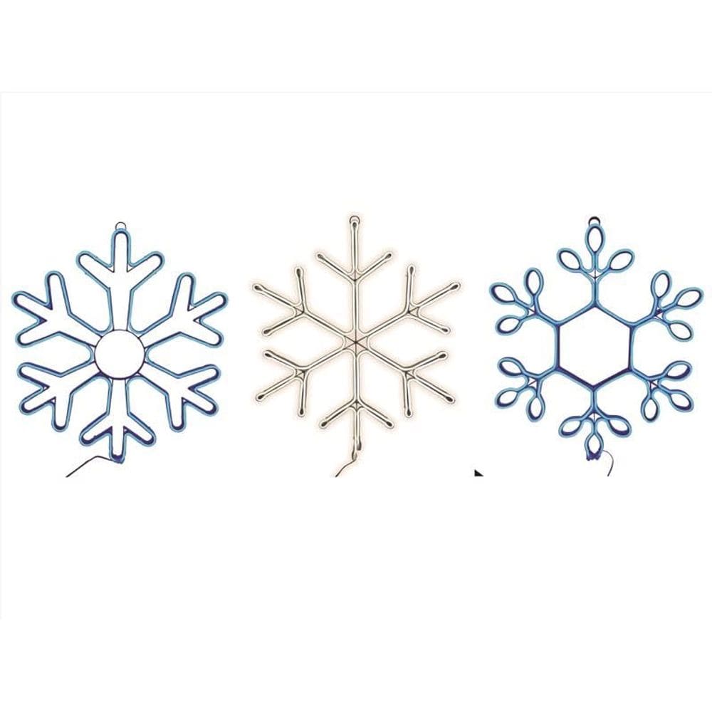 Decoração suspensa Celebrations Snowflake 91 cm Plug-In