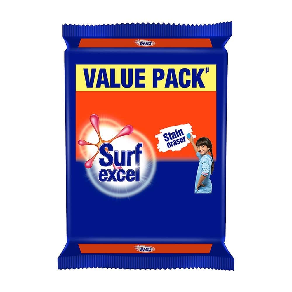 Detergent Bar Surf Excel, pacote de 800 g com 4 apagadores de manchas
