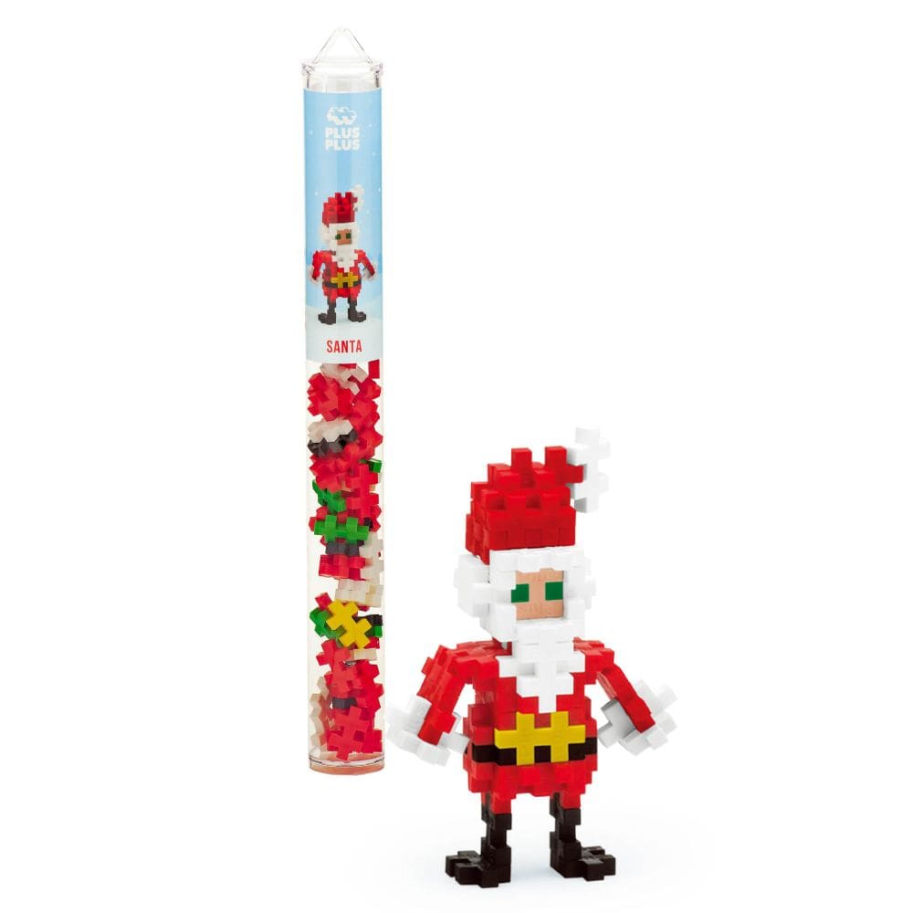 Conjunto de blocos de construção de quebra-cabeça 3D PLUS PLUS Papai Noel Kids