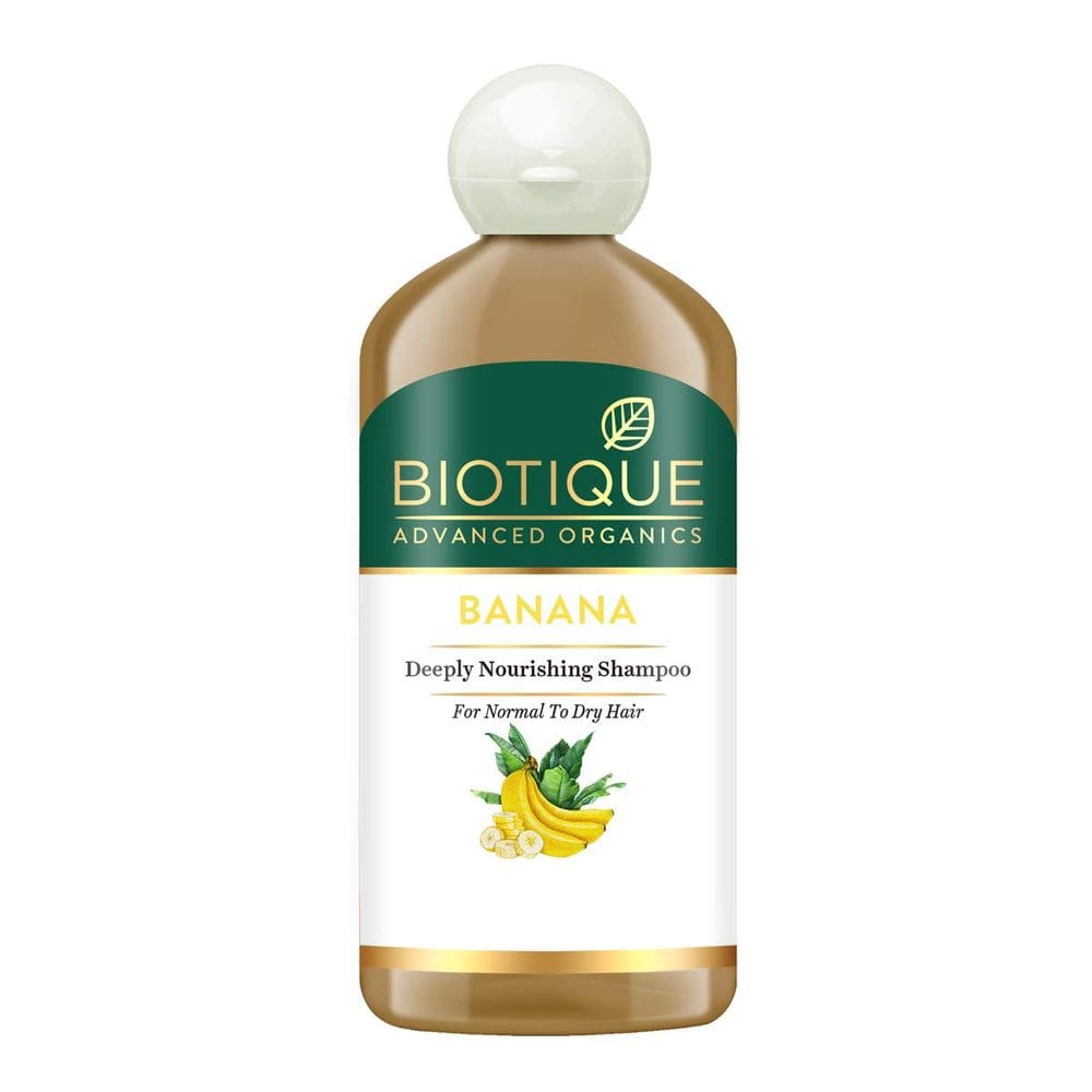 Shampoo Biotique Banana Profundamente Nutritivo 300mL Normal-Dry