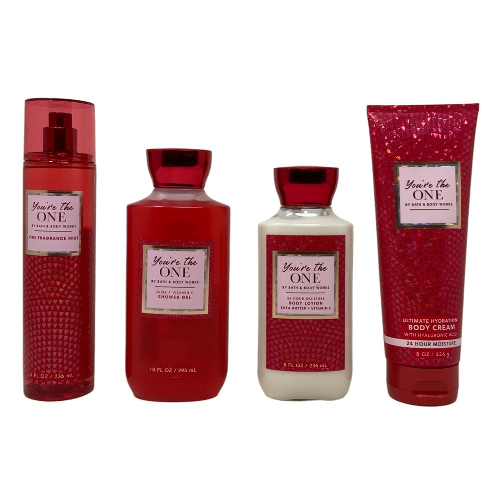 Conjunto de presentes Bath & Body Works You`re the One com loção e creme