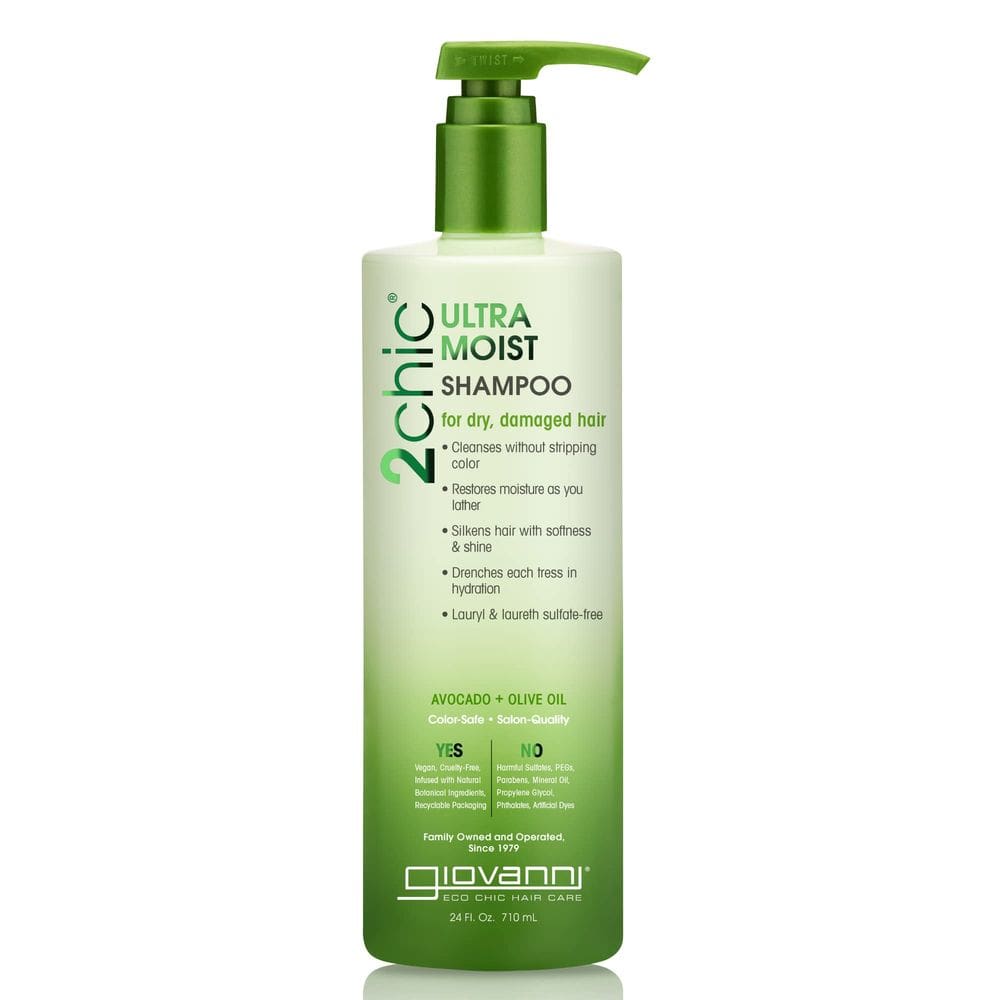 Shampoo GIOVANNI 2chic Abacate Ultra-Moist e Azeite de Oliva 700mL