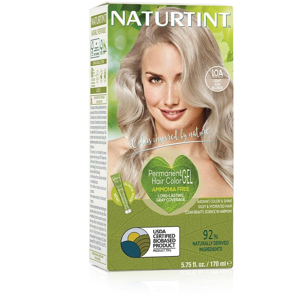 Cor de cabelo Naturtint Permanent 10A Light Ash Blonde 150mL