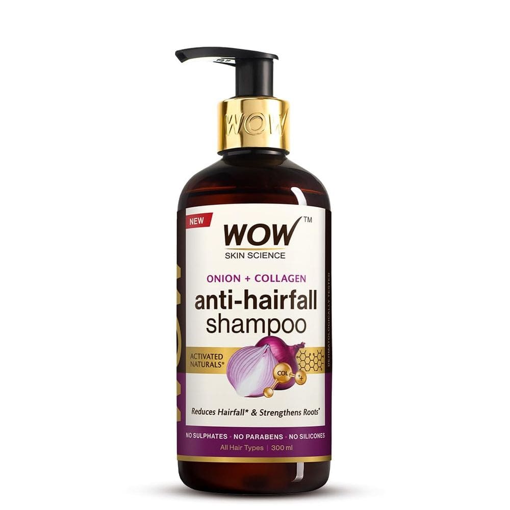 Shampoo WOW Skin Science Óleo de Semente Preta de Cebola Vermelha 300mL
