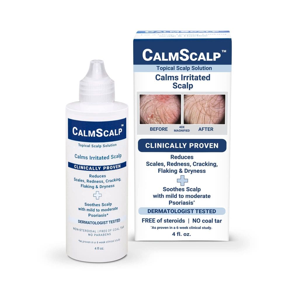 Solução tópica CalmScalp para sintomas de psoríase 120 ml