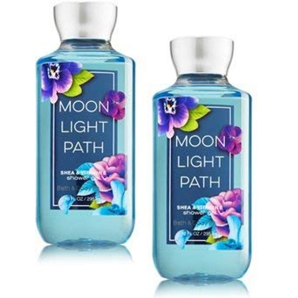 Gel de banho Bath & Body Works Moonlight Path, pacote com 2 unidades
