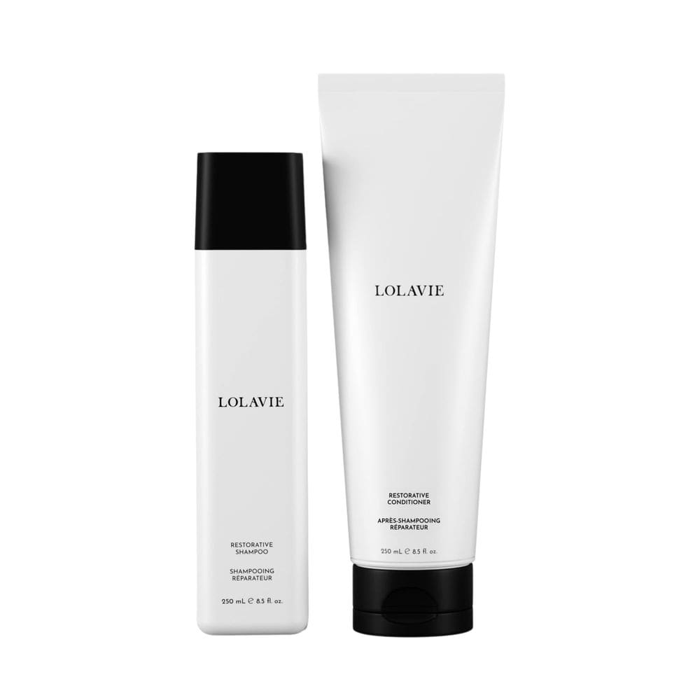 Shampoo e condicionador restaurador LolaVie para cuidados com o cabelo 250ml