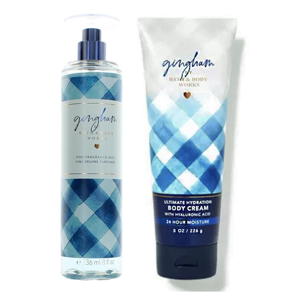 Névoa corporal Perfume Bath & Body Works Gingham Ultra Shea de 240 ml