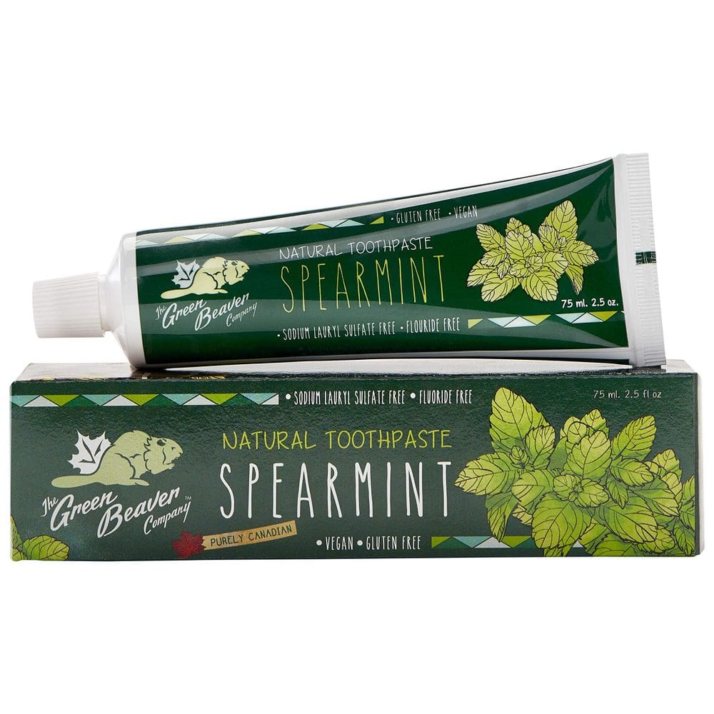 Pasta de dentes Green Beaver Spearmint 75mL Organic Canada