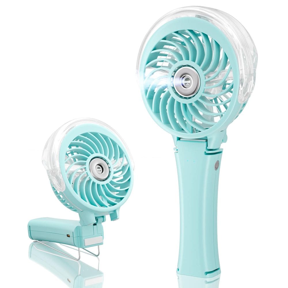 Ventilador de nebulização HandFan atualizado, portátil, recarregável, 34 ml