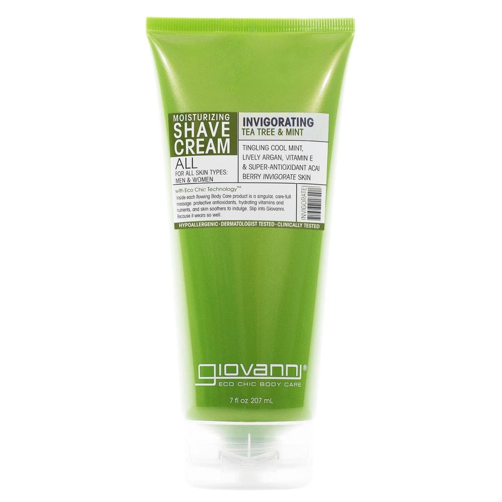Creme de barbear GIOVANNI Hidratante Tea Tree & Mint 200mL