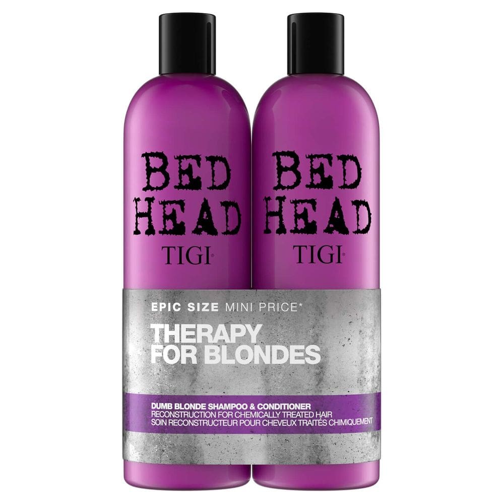 Pacote duplo de shampoo e condicionador Tigi Bed Head Dumb Blonde 1500 ml