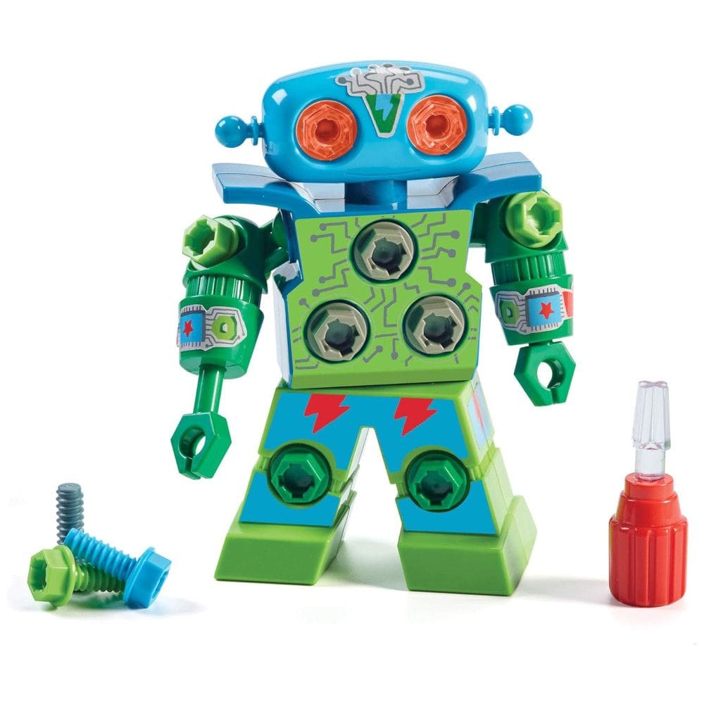 Kit de Montagem de Robô Perfuração de Design da Educational Insights para Crianças, Conjunto de Brinquedos de Montagem de Robôs