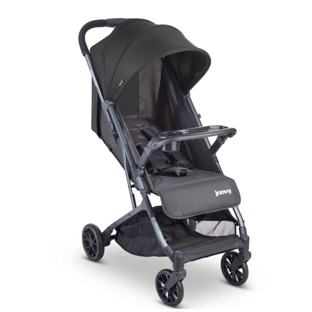 Carrinho de Passeio para 1 Criança Multifuncional com Apoio para os Pés, até 24 kg, Joovy, Preto