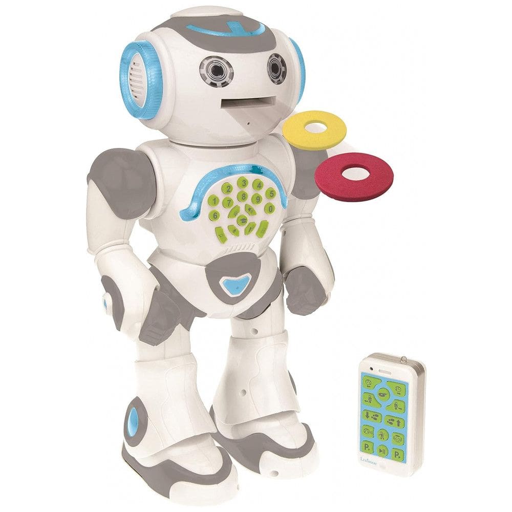 Robô Programável Inteligente LEXiBOOK ROB80US com Controle Remoto para Crianças Acima de 6 Anos, Cinza