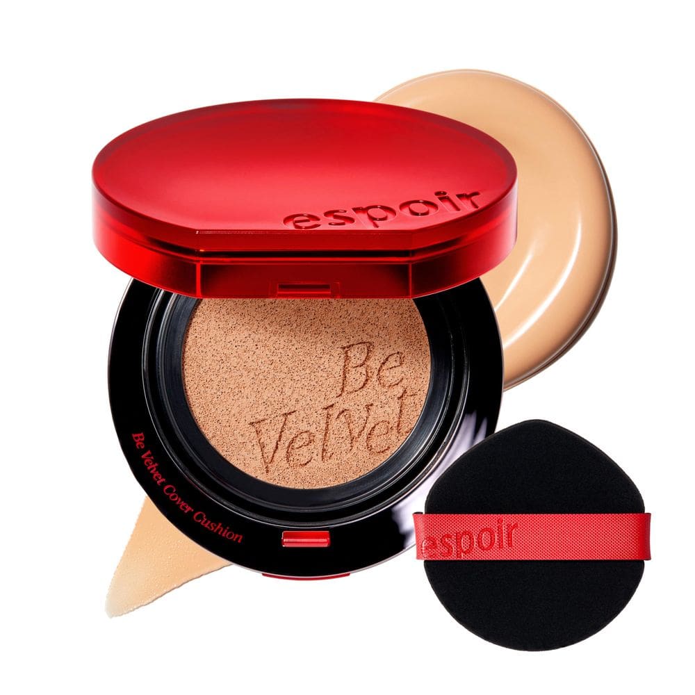 Cushion Foundation Espoir Be Velvet, cor de longa duração #25, bronzeado