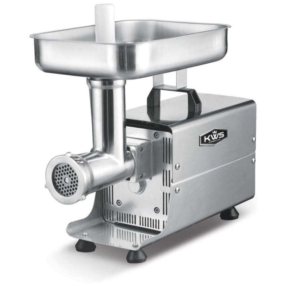 SL 8 450W 1, 2HP moedor de carne elétrico moedor de carne de aço inoxidável, KWS KITCHENWARE STATION ME 8, Prateado