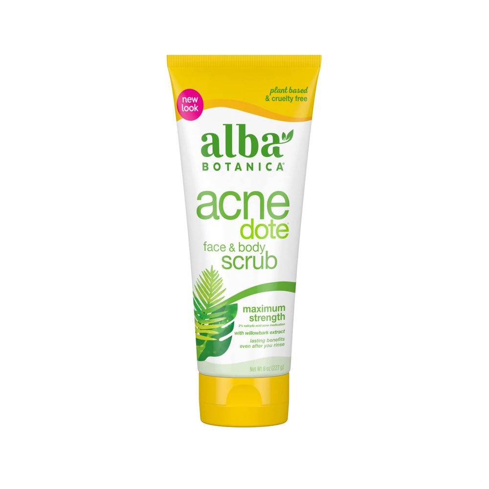 Esfoliante facial e corporal Alba Botanica Acnedote Maximum 240 ml