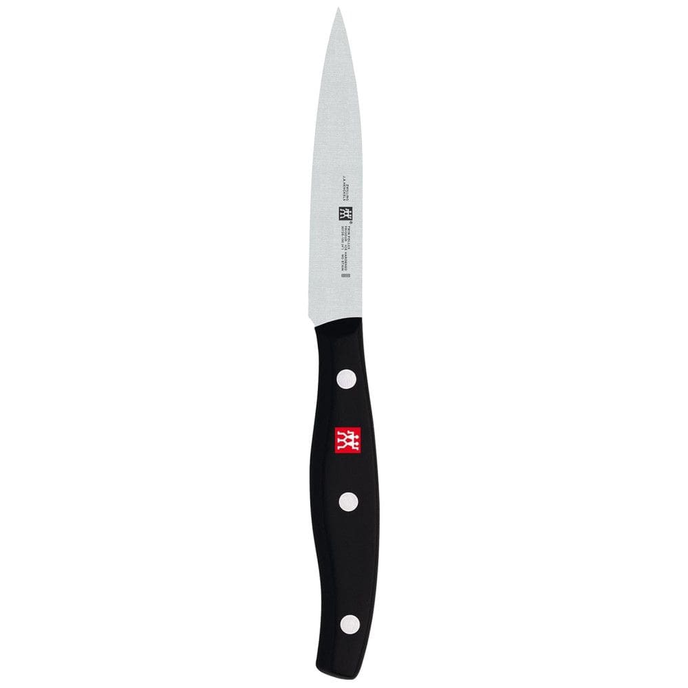 Facas Alemãs ZWILLING Twin Signature: Conjunto Faca do Chef e Faca de Legumes 4” em Aço Inoxidável Preto