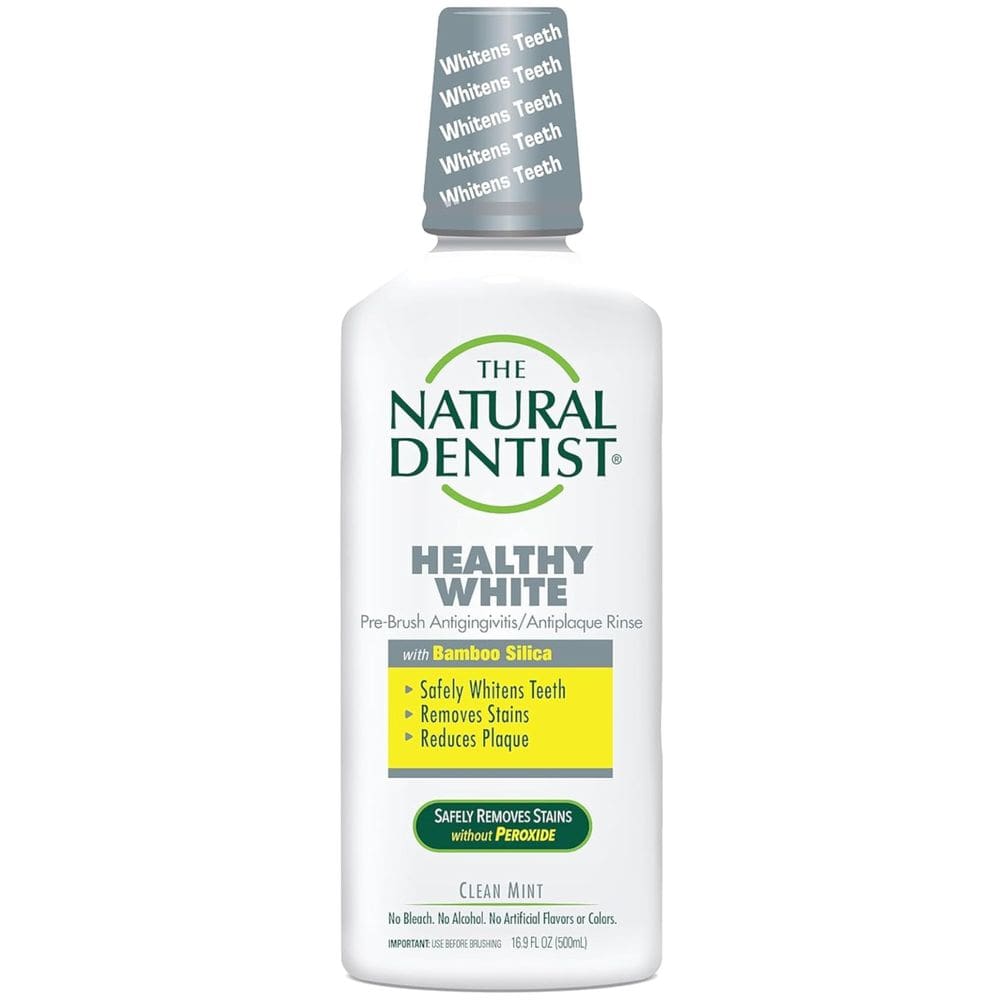 Enxágue clareador The Natural Dentist Pre-Brush Clean Mint 500ml