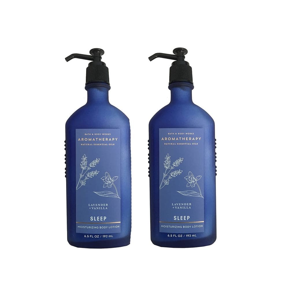 Loção corporal Bath and Body Works Lavanda e Baunilha, pacote com 190 ml