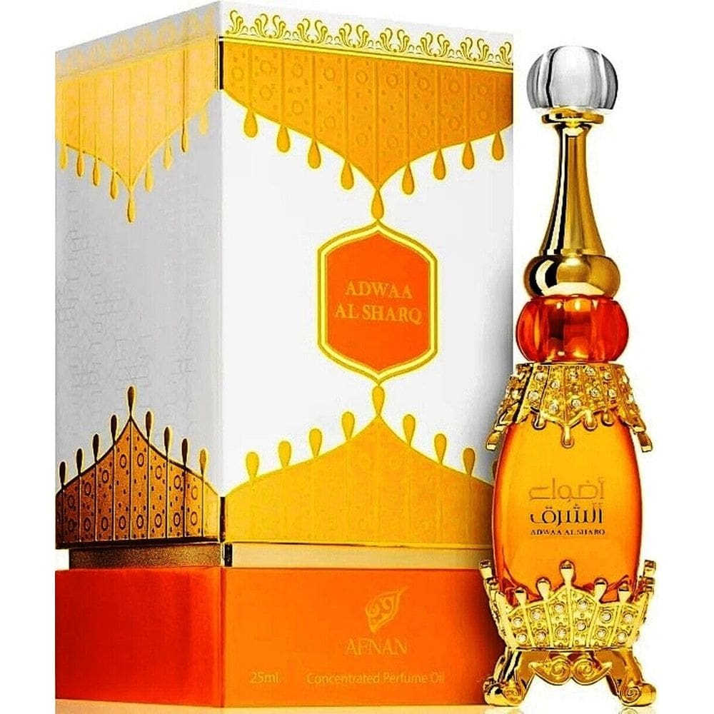 Óleo de perfume Afnan Adwaa Al Sharq concentrado 25 ml unissex