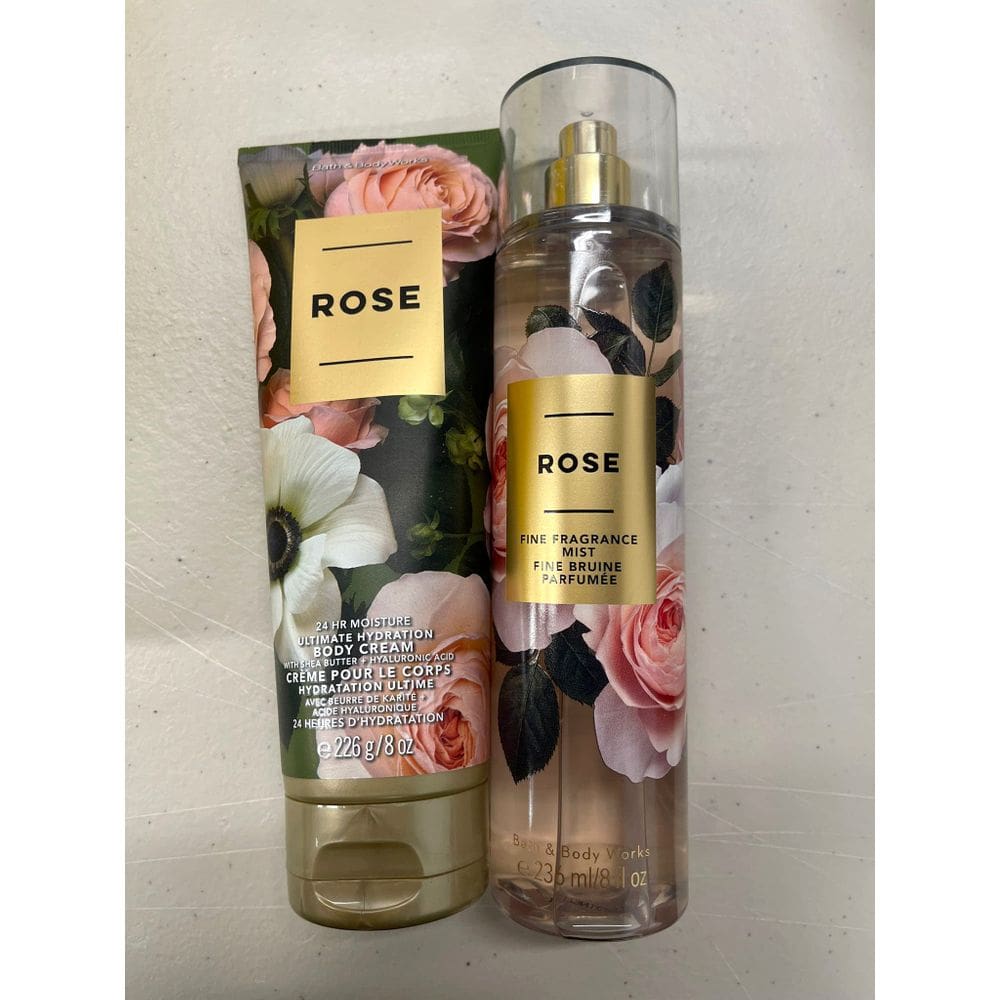 Creme e fragrância corporal Mist Bath & Body Works Rose 240 ml