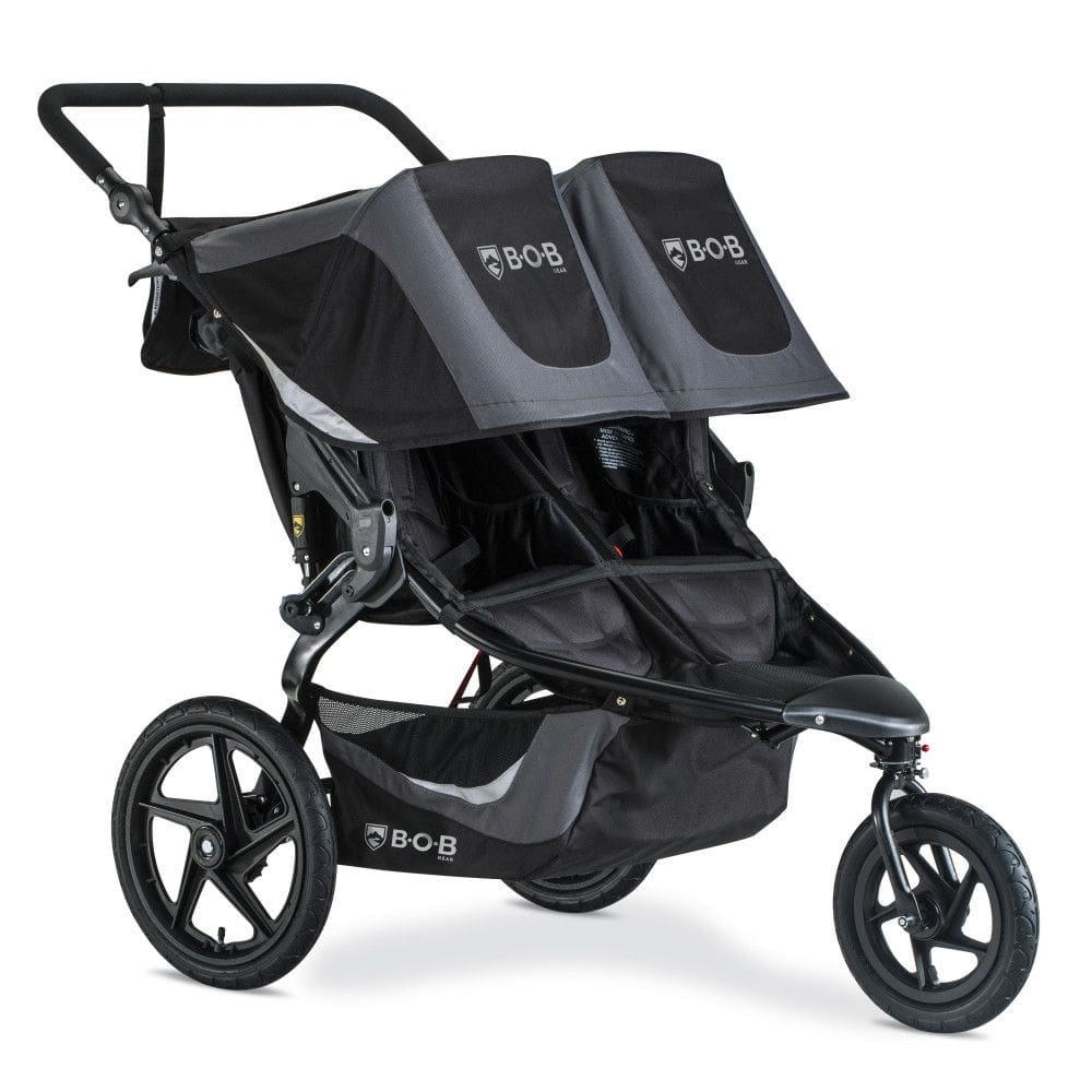 Carrinho de corrida BOB Gear Revolution Flex 3.0 Duallie, preto grafite