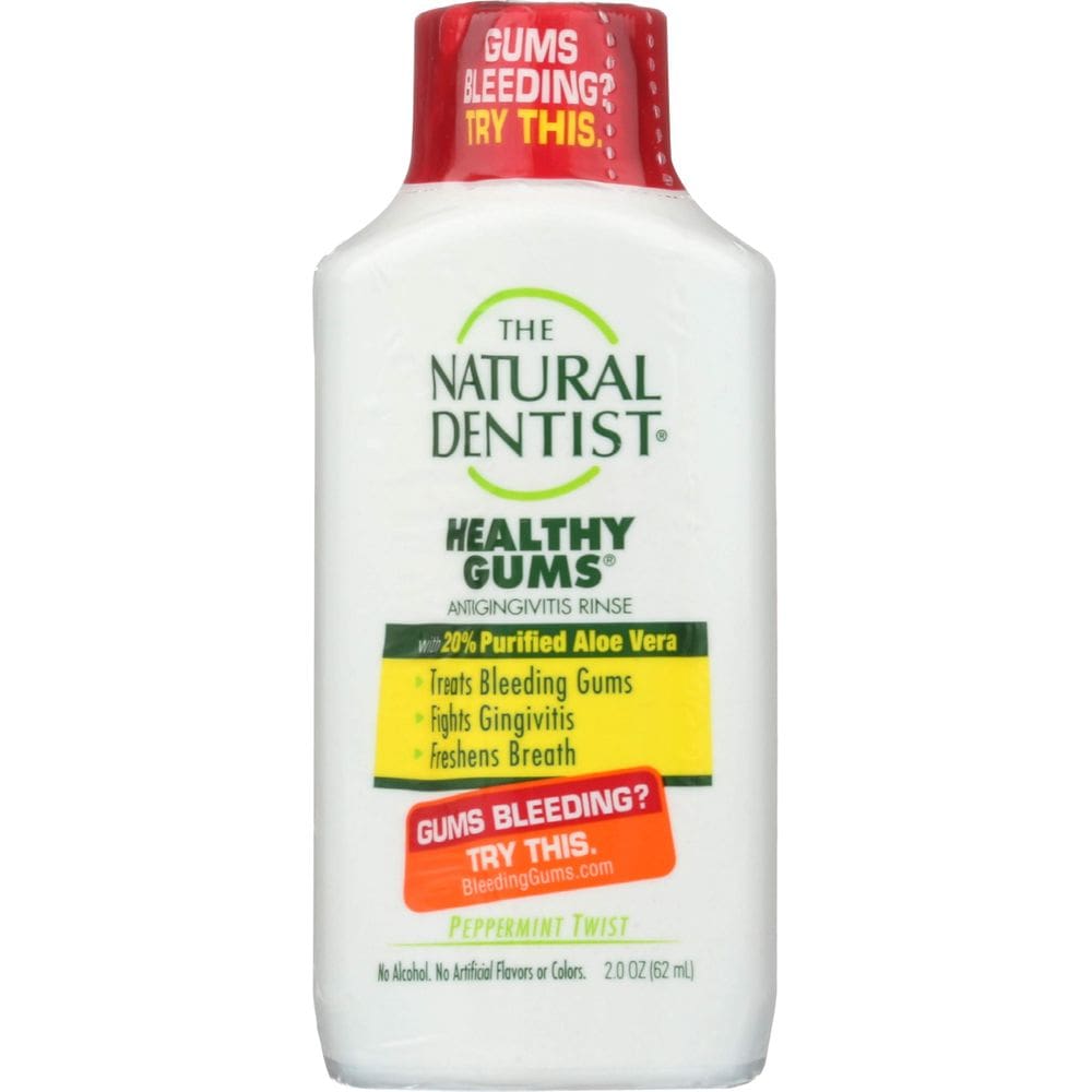 Enxaguante bucal The Natural Dentist Anti Gengivite 60 ml de hortelã