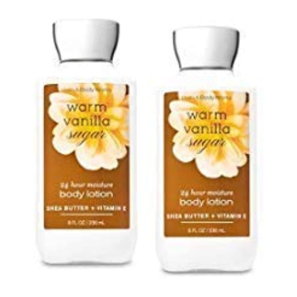 Loção corporal Bath & Body Works Warm Vanilla Sugar 240 ml x 2