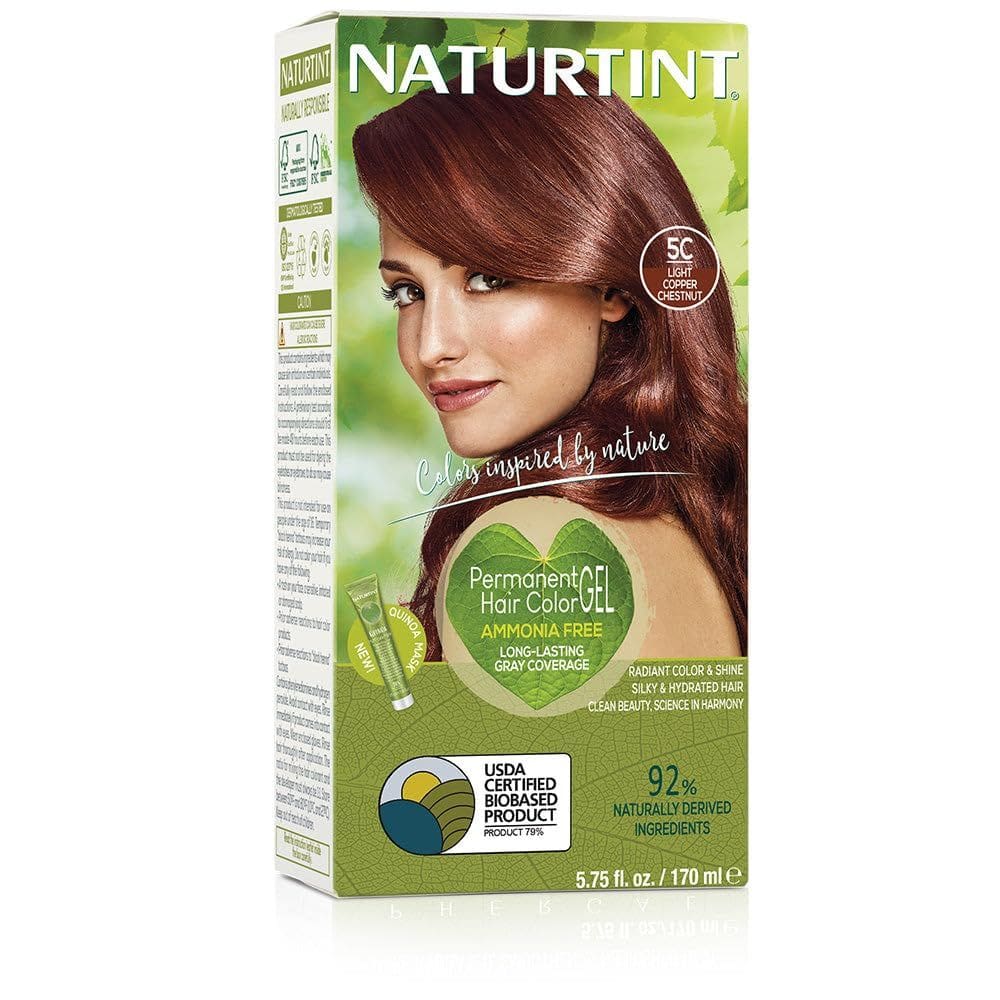 Cor de cabelo Naturtint Permanent 5C Light Copper Chestnut 130mL