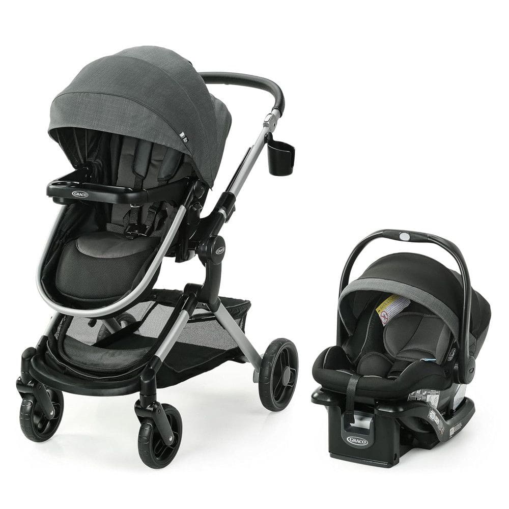 Carrinho de Bebê com Cadeira para Carro Graco Modes Nest, Preto
