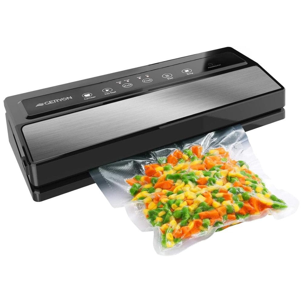 Seladora a Vácuo GERYON, Kit Inicial, LED, Secos, Úmidos, Cinza 110V