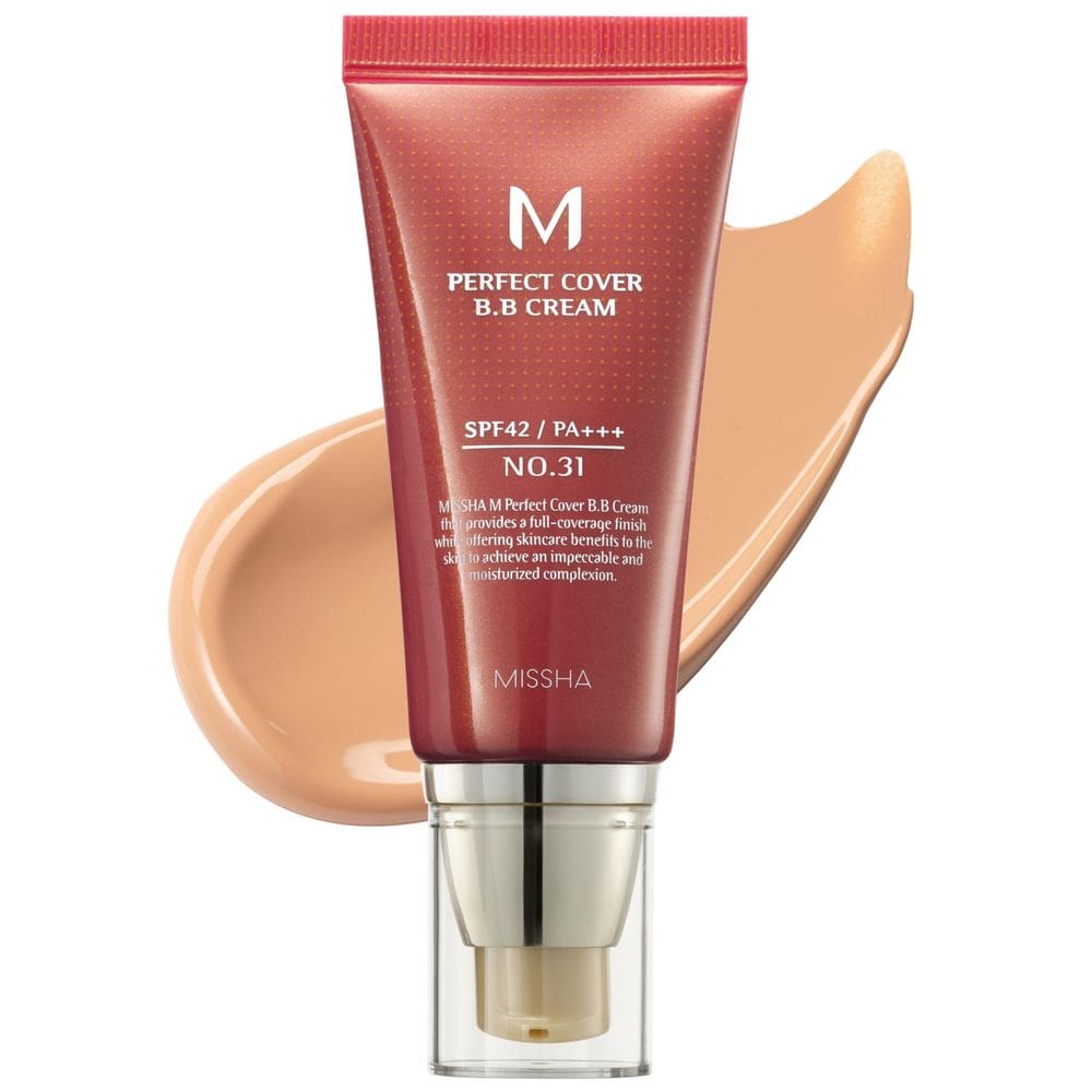 Capa perfeita BB Cream MISSHA M nº 31, bege dourado, 50 ml, SPF42