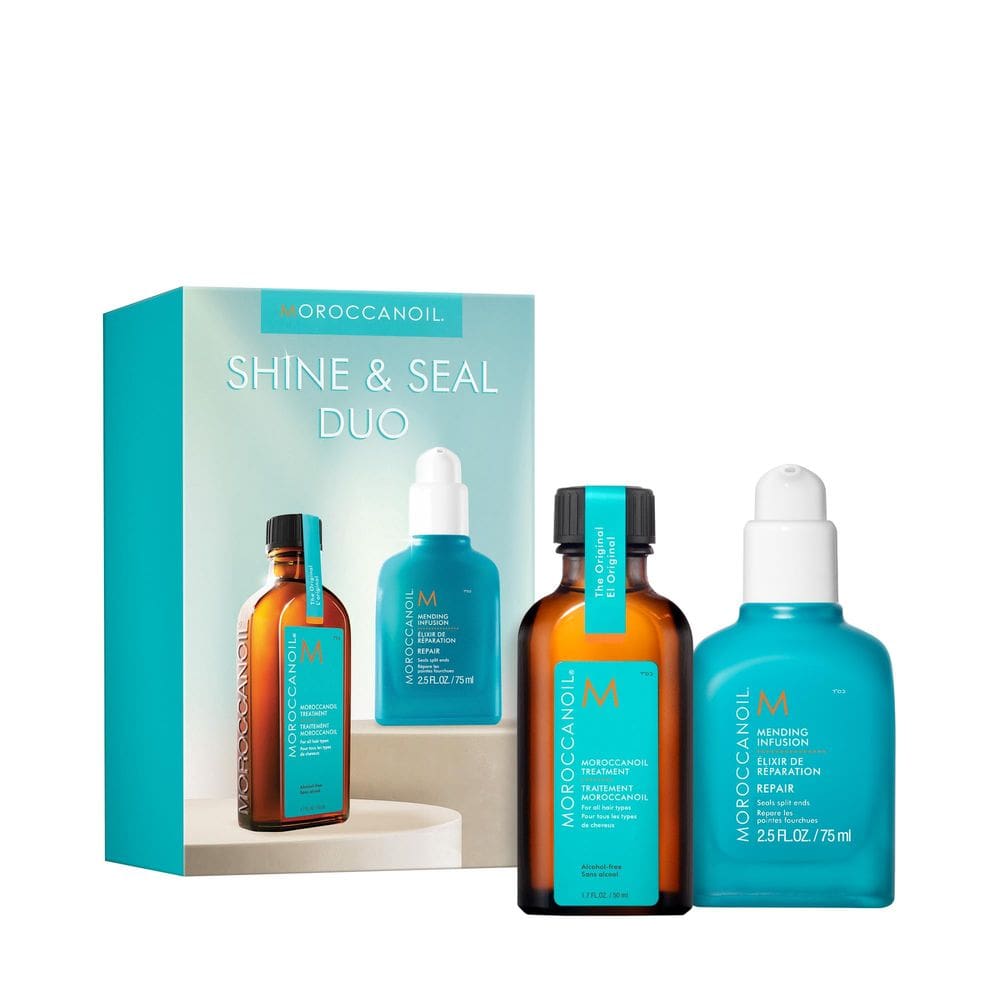 Cuidado do cabelo Moroccanoil Shine & Seal Duo