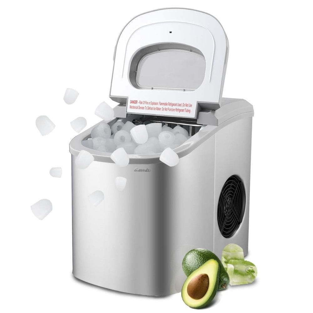 SMETA Maquina de Gelo Portatil, Branca