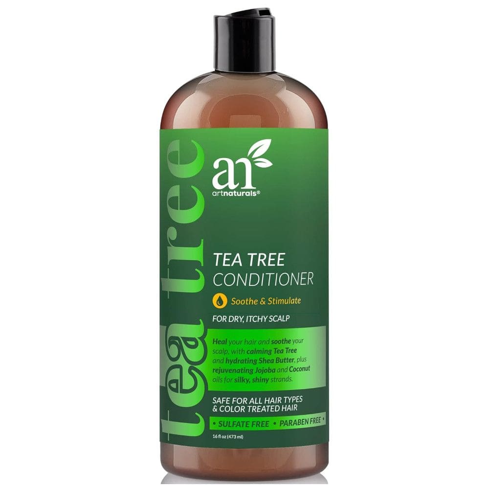 Condicionador Para Couro Cabeludo Árvore de Chá 100 Natural 473 ml, ARTNATURALS ANHA 1610, Verde Escuro