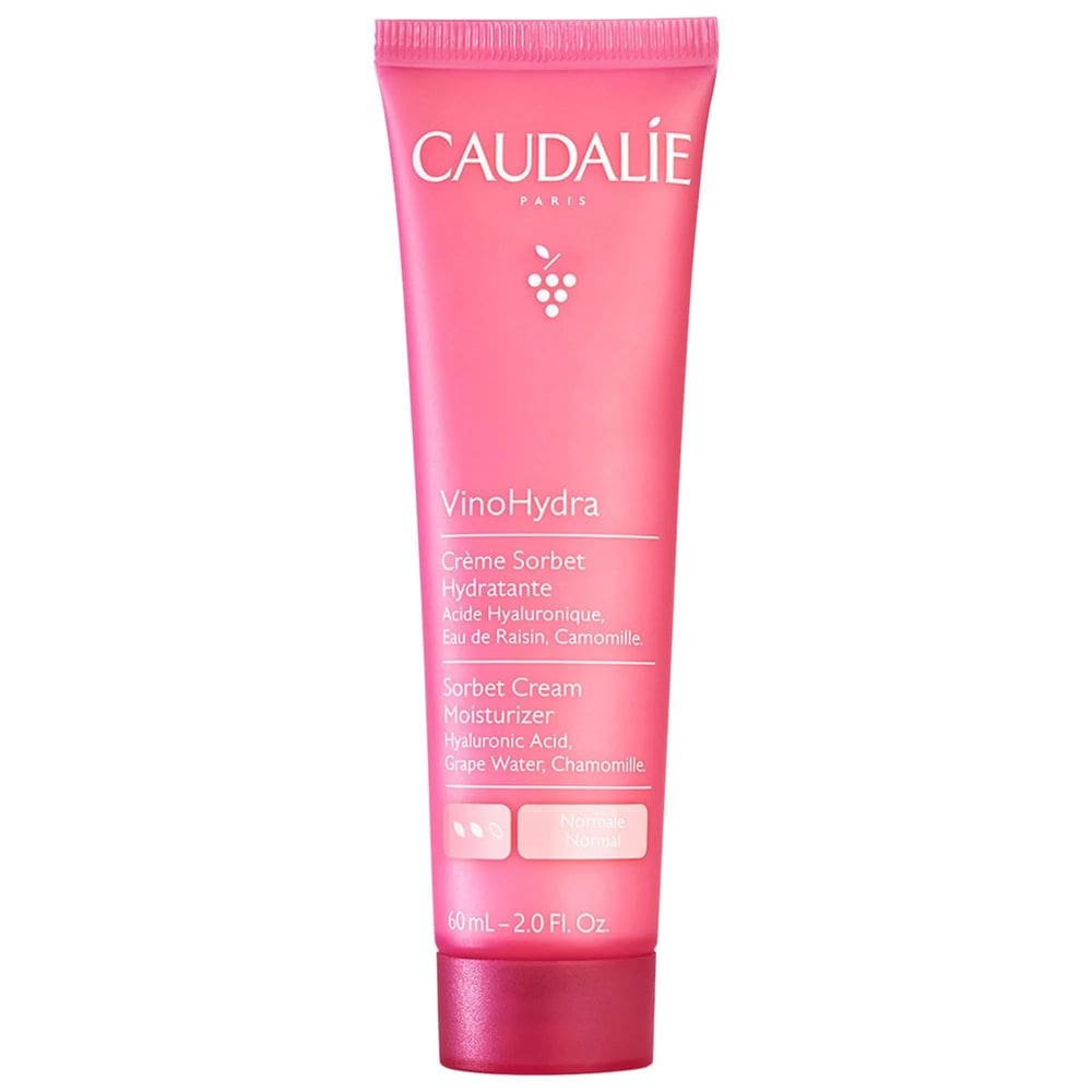 Creme de sorvete hidratante Caudalie VinoHydra 60mL com ácido hialurônico