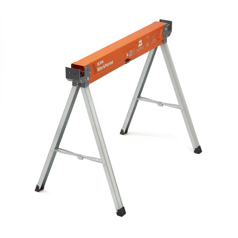 Caballetes BORA PM-3350 con Patas Plegables, Acero Resistente