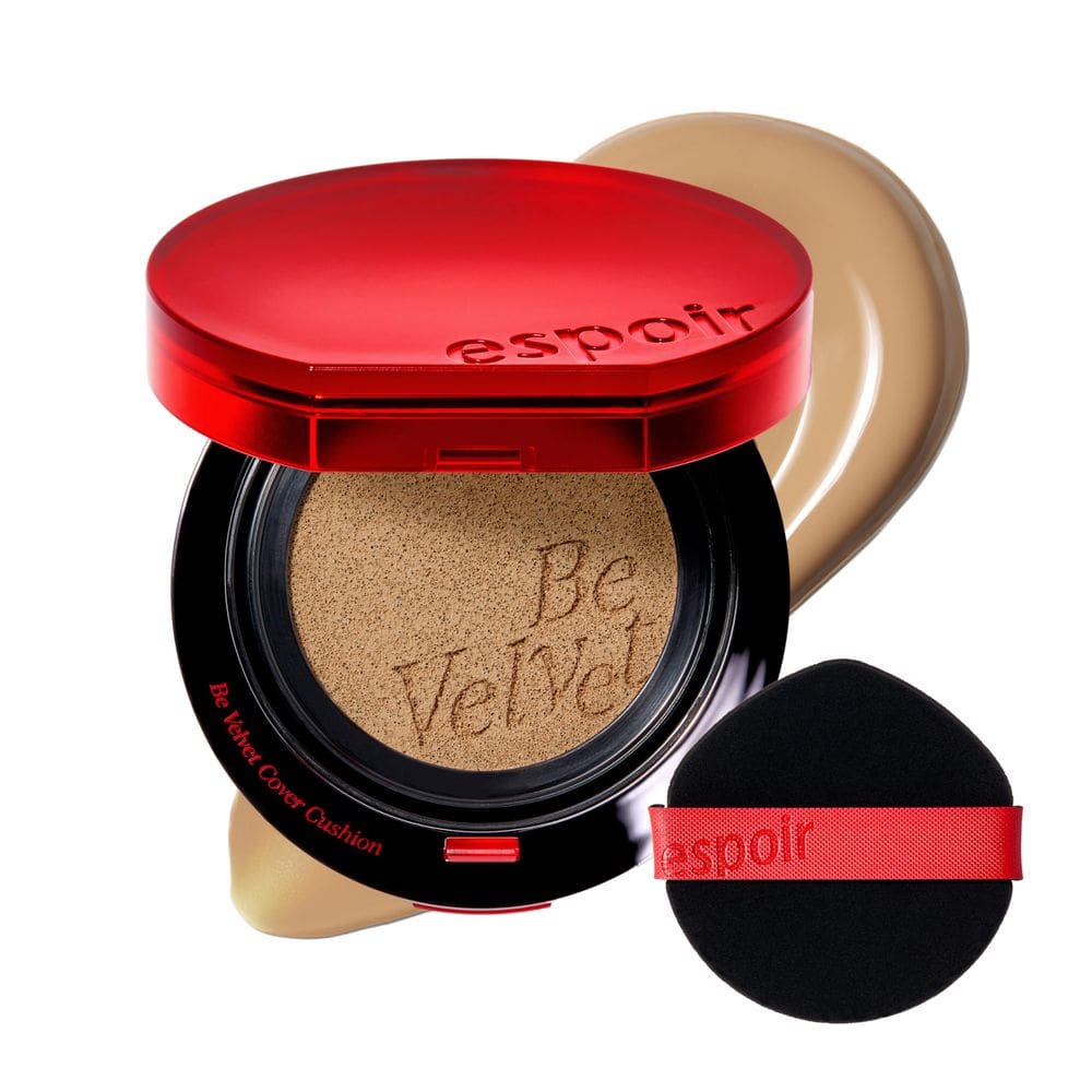 Cushion Foundation Espoir Be Velvet, cor de longa duração #28 .5