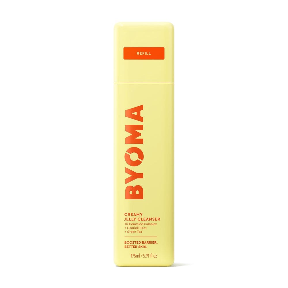 Limpador facial BYOMA Creamy Jelly com refil de tri-ceramida de 175 ml