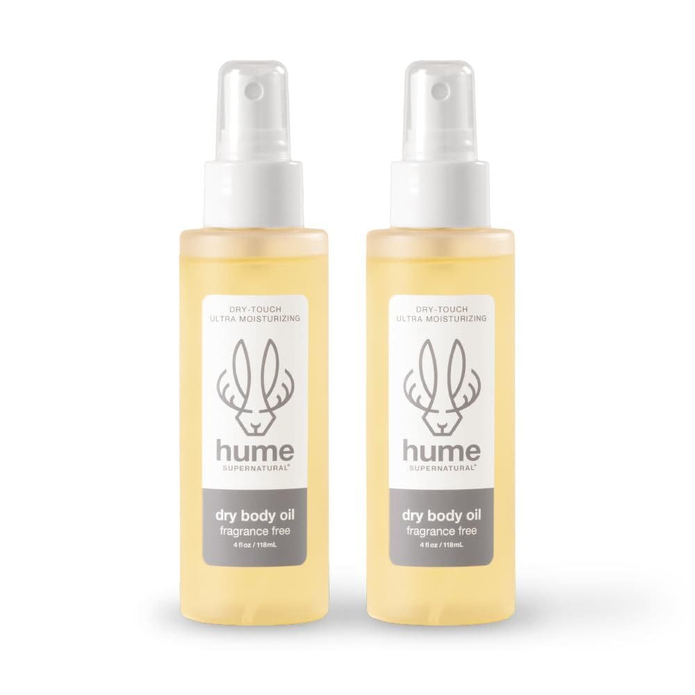 Spray de óleo corporal seco HUME SUPERNATURAL Supernatural, pacote com 2 unidades