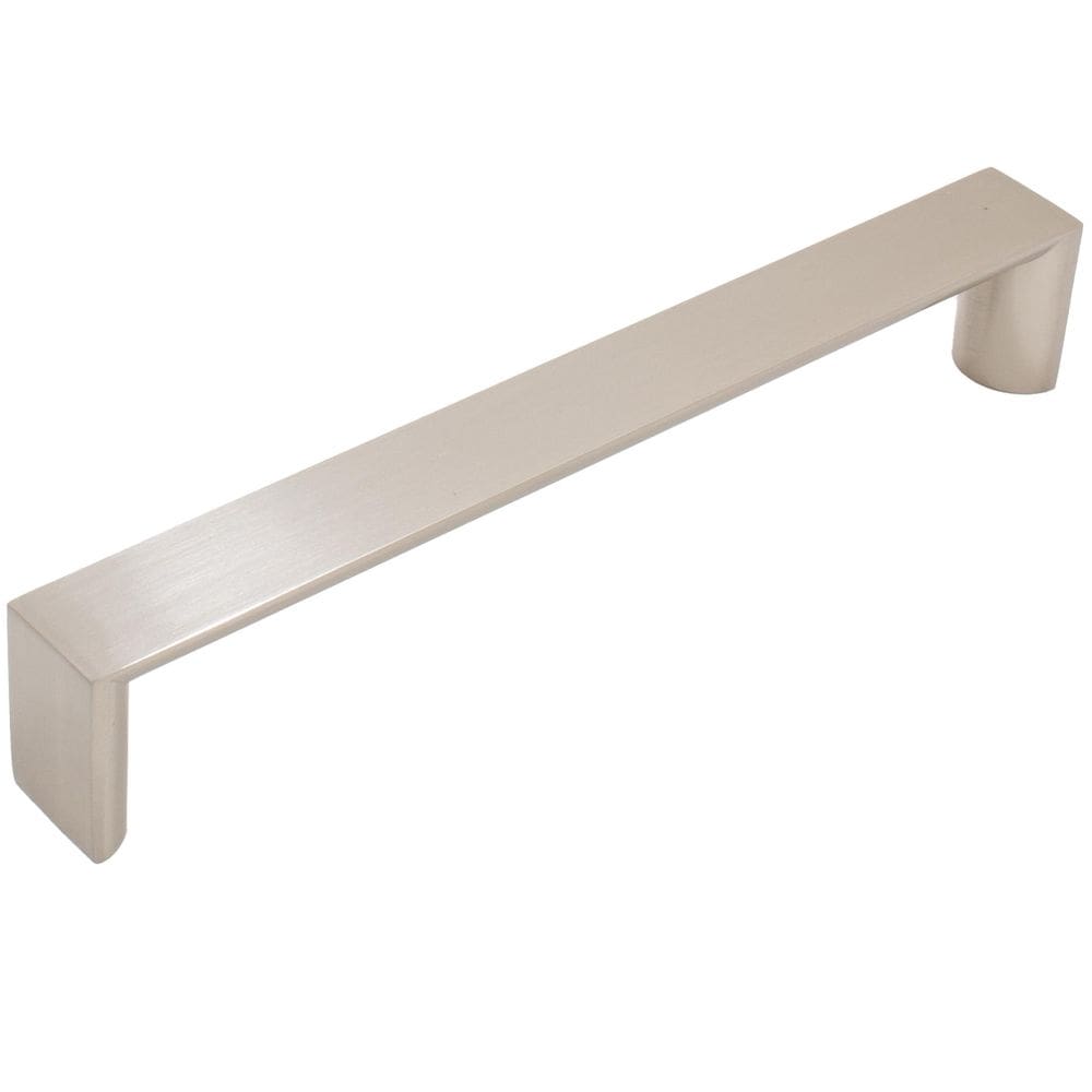 Gabinete Pull Stone Harbor Hardware Plateau Satin Nickel 16cm