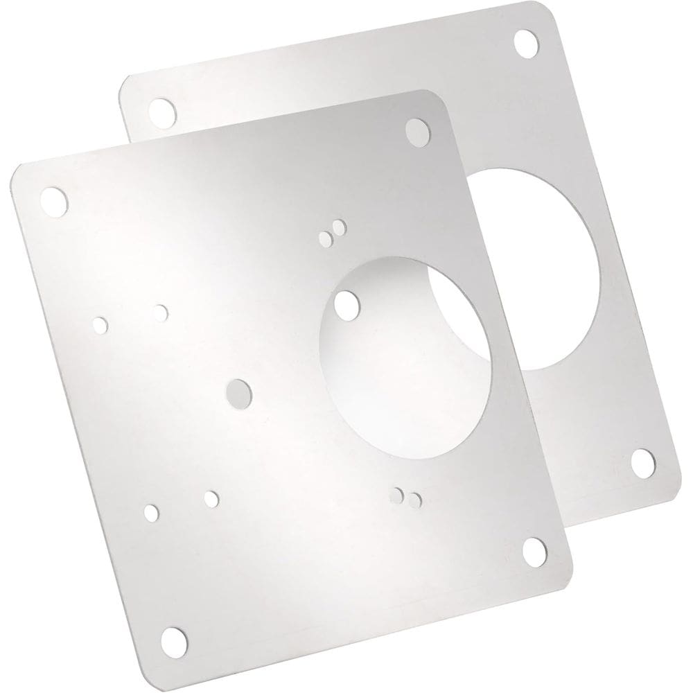 Amerock Pack de 2 Placas de Reparación para Bisagras de Gabinete de Acero con Tornillos