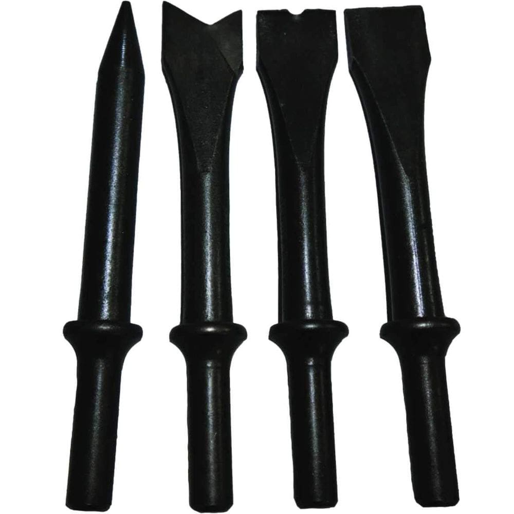 Conjunto de cinzéis Tru-Flate 25-310 4 peças em aço preto