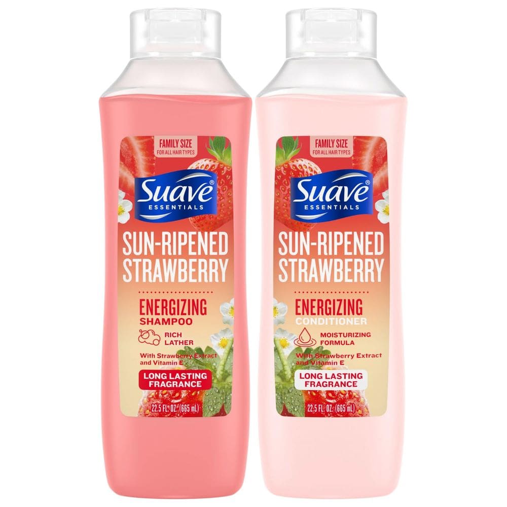 Conjunto de shampoo e condicionador Suave Sun-Ripened Strawberry