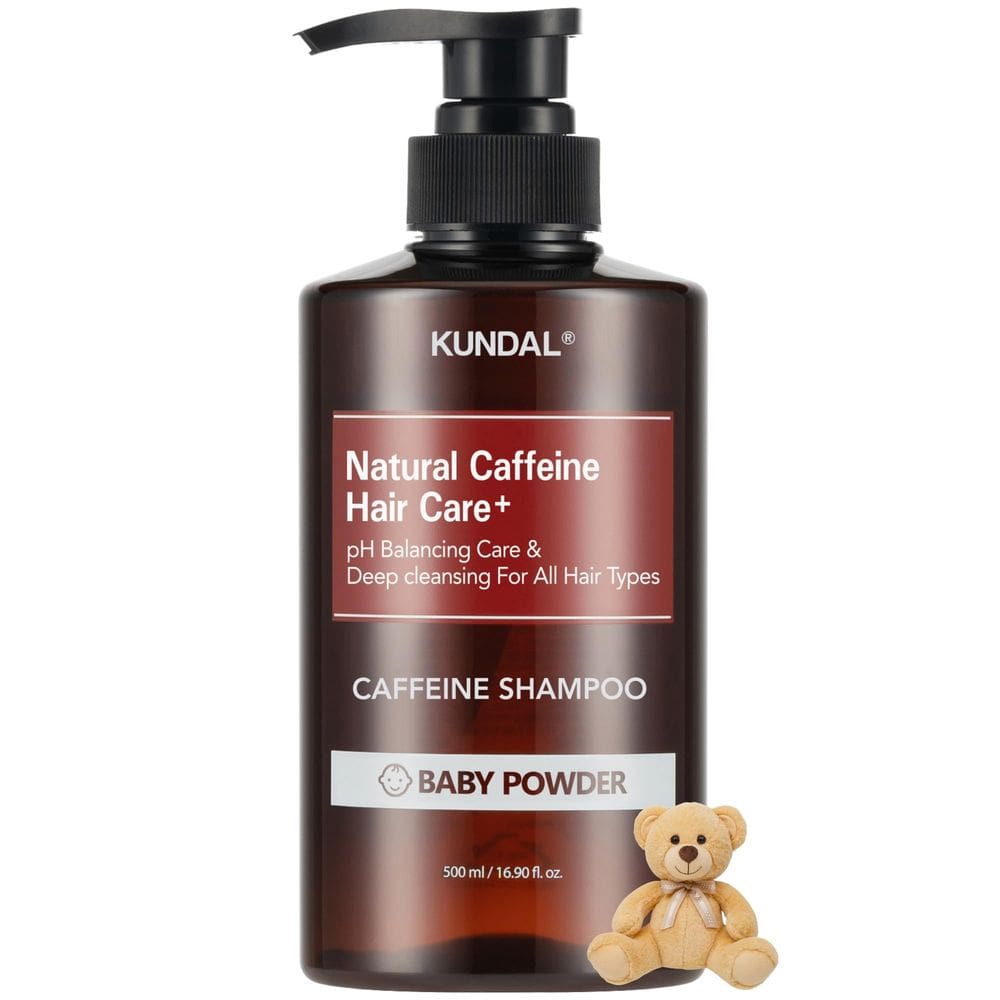 Shampoo KUNDAL Korean Cafeine Scalp [pó para bebês] 500mL