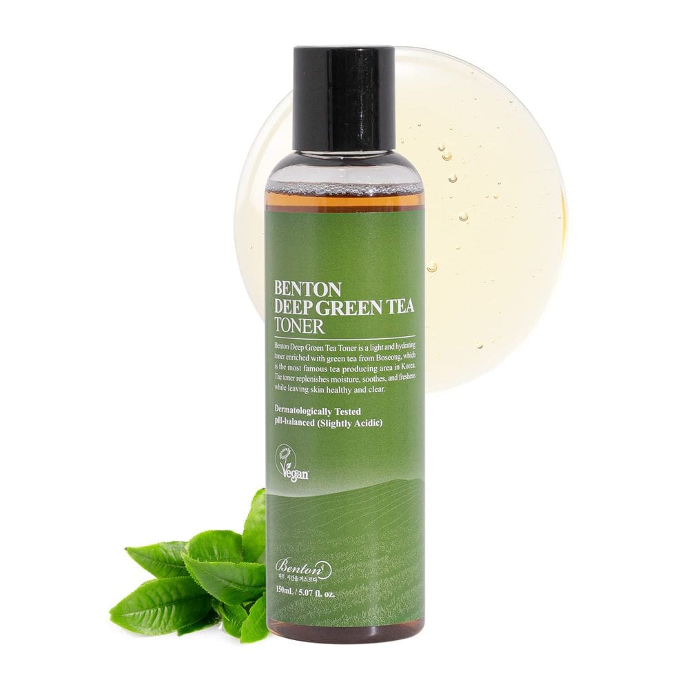 Tônico BENTON Deep Green Tea 150 ml (5,07 fl.oz) para rosto