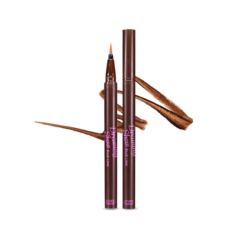 Delineador ETUDE Drawing Show Brush Brown de longa duração