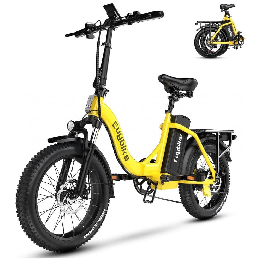 Bicicleta Elétrica Dobrável de 1000W, Bateria Removível de 48V 20AH, Alcance Máximo de 80 Milhas para Adultos, Pneu Gordo de 20 Polegadas